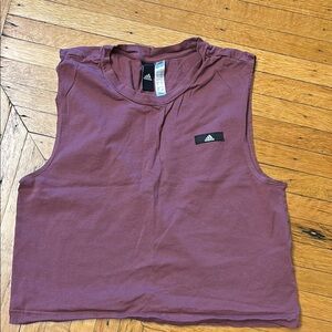 Adidas Mauve Sleeveless Top